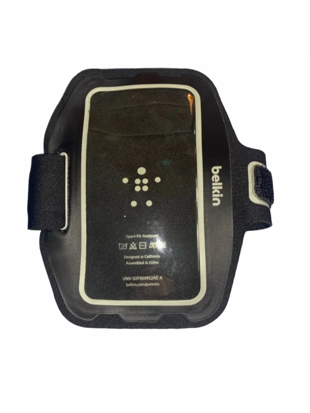 Belkin Sport-Fit Armband Phone Holder One Size Black and White
